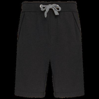 Bermuda unisex de felpa Black L