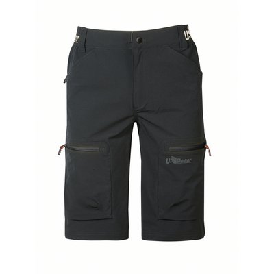 Bermudas elásticas multibolsillos Gris 4XL