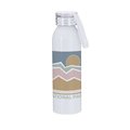 Bidón aluminio 650 ml blanco BPA sublimación