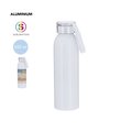 Bidón aluminio 650 ml blanco BPA sublimación