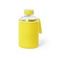 Bidón Cristal 600ml con Funda Soft Shell Amarillo