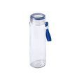 Bidón Cristal Transparente 420 ml con Asa Azul