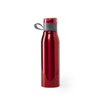 Bidón Aluminio 700ml Brillante Rojo