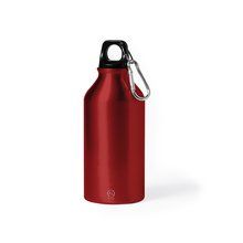 Bidón Aluminio Reciclado 400ml Rojo