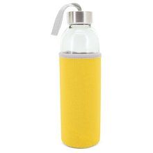 Bidón Cristal 500ml con Funda Neopreno Amarillo