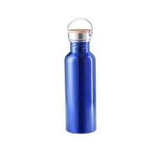 Bidón Retro 800ml Acero Inoxidable Azul