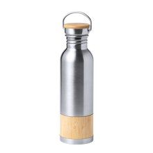 Bidón Retro 800ml Inox y Bambú Plat