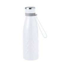 Bidón Térmico 550ml Asa Silicona Blanco