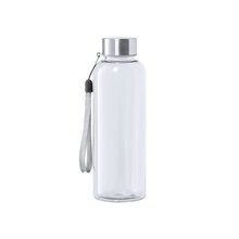 Bidón Tritán 500ml con Tapón y Cordón Transparente