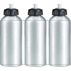 Bidón de aluminio personalizable con dosificador (600 ml) | 360