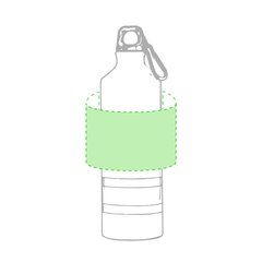 Bidón Blanco con Bandera España 800ml | Alrededor del bidón