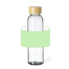 Bidón Cristal 500ml con Funda RPET | Alrededor del bidón