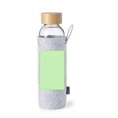 Bidón Cristal 500ml con Funda RPET | En la funda