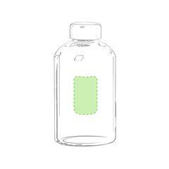 Bidón Cristal 600ml con Funda Soft Shell | Bidón Lateral centrado