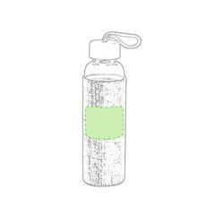 Bidón Eco de Cristal 500ml con funda | En la funda