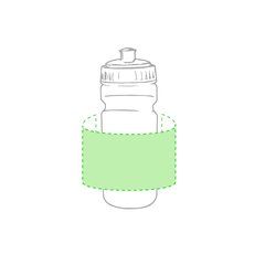 Bidón de plástico personalizado de colores en PE (500 ml) | Alrededor del bidón
