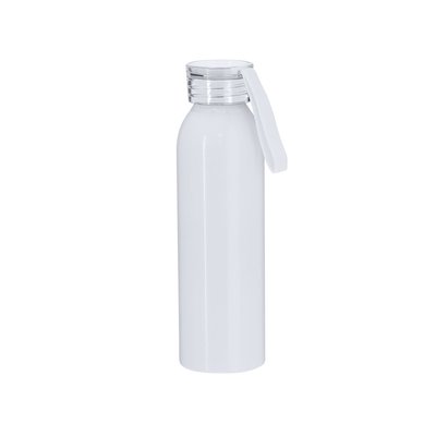 Bidón aluminio 650 ml blanco BPA sublimación