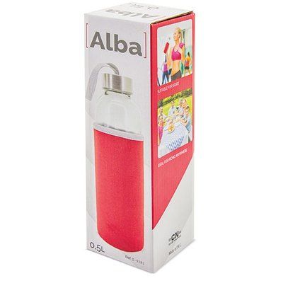 Bidón Cristal 500ml con Funda Neopreno