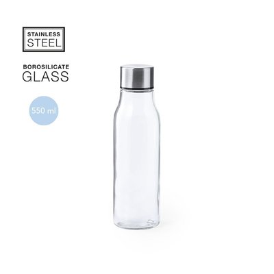 Bidón de cristal borosilicato 550ml