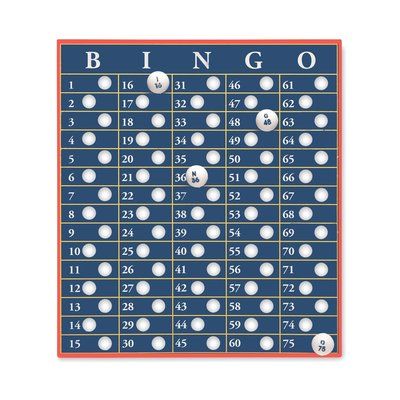 Bingo de Madera con 75 Bolas