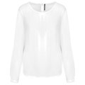 Blusa ligera manga larga Blanco 36 FR