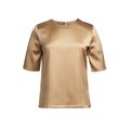 Blusa stretch fácil de planchar Beige 14 UK