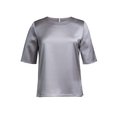 Blusa stretch fácil de planchar Grey 12 UK