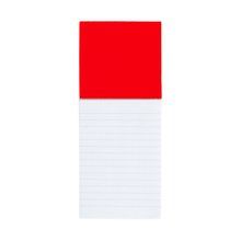 Bloc de notas magnético de colores 6 x 14,6 cm Rojo