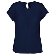 Blusa fluida mujer Azul 34 FR