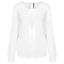 Blusa ligera manga larga Blanco 34 FR
