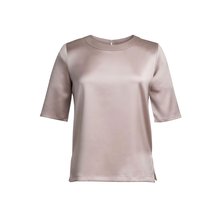 Blusa stretch fácil de planchar Gris 16 UK