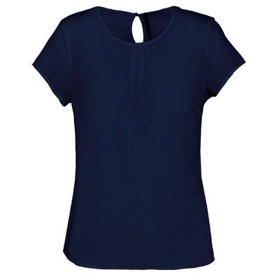 Blusa fluida mujer Deep Sea Blue 34 FR