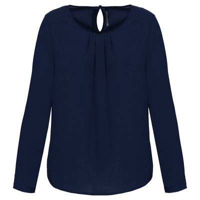 Blusa ligera manga larga Azul 34 FR