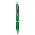 Bolígrafo en ABS de colores con cómoda empuñadura Verde