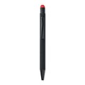 Bolígrafo negro ideal para grabado láser a color con puntero a juego Rojo