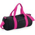 Bolsa Barril Poliéster 600D Black / Fuchsia