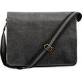 Bolsa canvas vintage mensajero Vintage Black