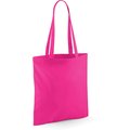 Bolsa de compra asas largas hombro Fuchsia