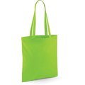 Bolsa de compra asas largas hombro Lime Green