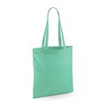 Bolsa de compra asas largas hombro Mint Green