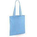 Bolsa de compra asas largas hombro Sky Blue