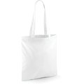 Bolsa de compra asas largas hombro White