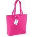 Bolsa de compra al hombro Fuchsia