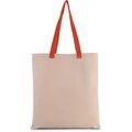 Bolsa de compras en canvas Natural / Spicy Orange