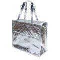 Bolsa Glamour Resistente con Bolsillo Exterior Plata