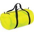 Bolsa impermeable plegable Cierre de cremallera Fluorescent Yellow / Black