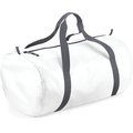 Bolsa impermeable plegable Cierre de cremallera White