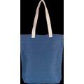 Bolsa de juco con asas y fuelle Dusty Blue