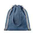 Bolsa Mochila de Algodón Reciclado Azul Royal