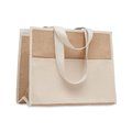 Bolsa Nevera Canvas/Yute con Velcro Beige